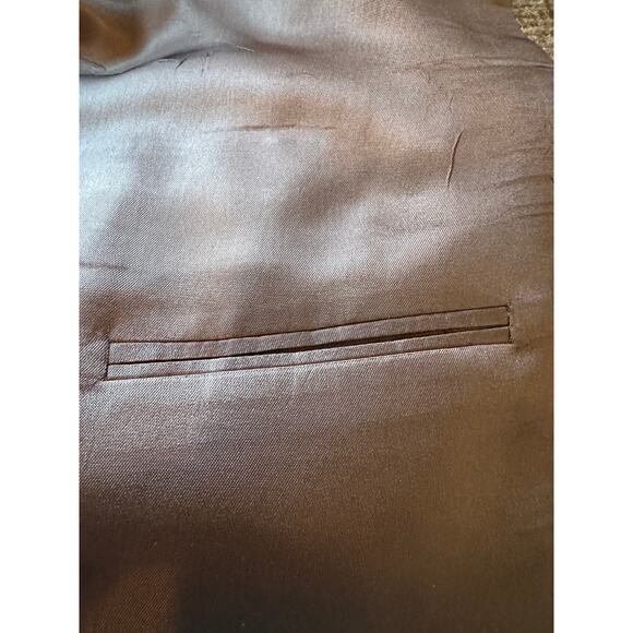 VTG 70s C&R Clothiers Mens Sz 48 Wool Plaid Blazer Sport Coat Union Made USA - Picture 12 of 15